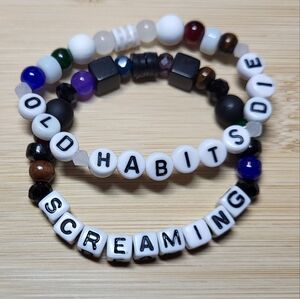 The Black Dog- Taylor Swift Friendship Bracelet Bundle Of 2, Size 6"